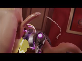 polished-jade-bell | sombra (overwatch) [hentai 3d]