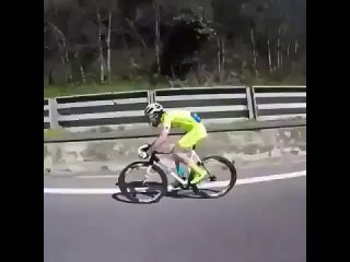 when you do cycling, but do not forget about physics. this is genius